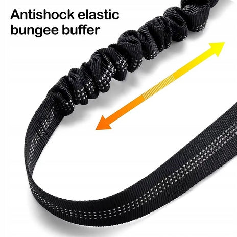 Dog leash seat belt for car orange color 1 pc Main material fabric
