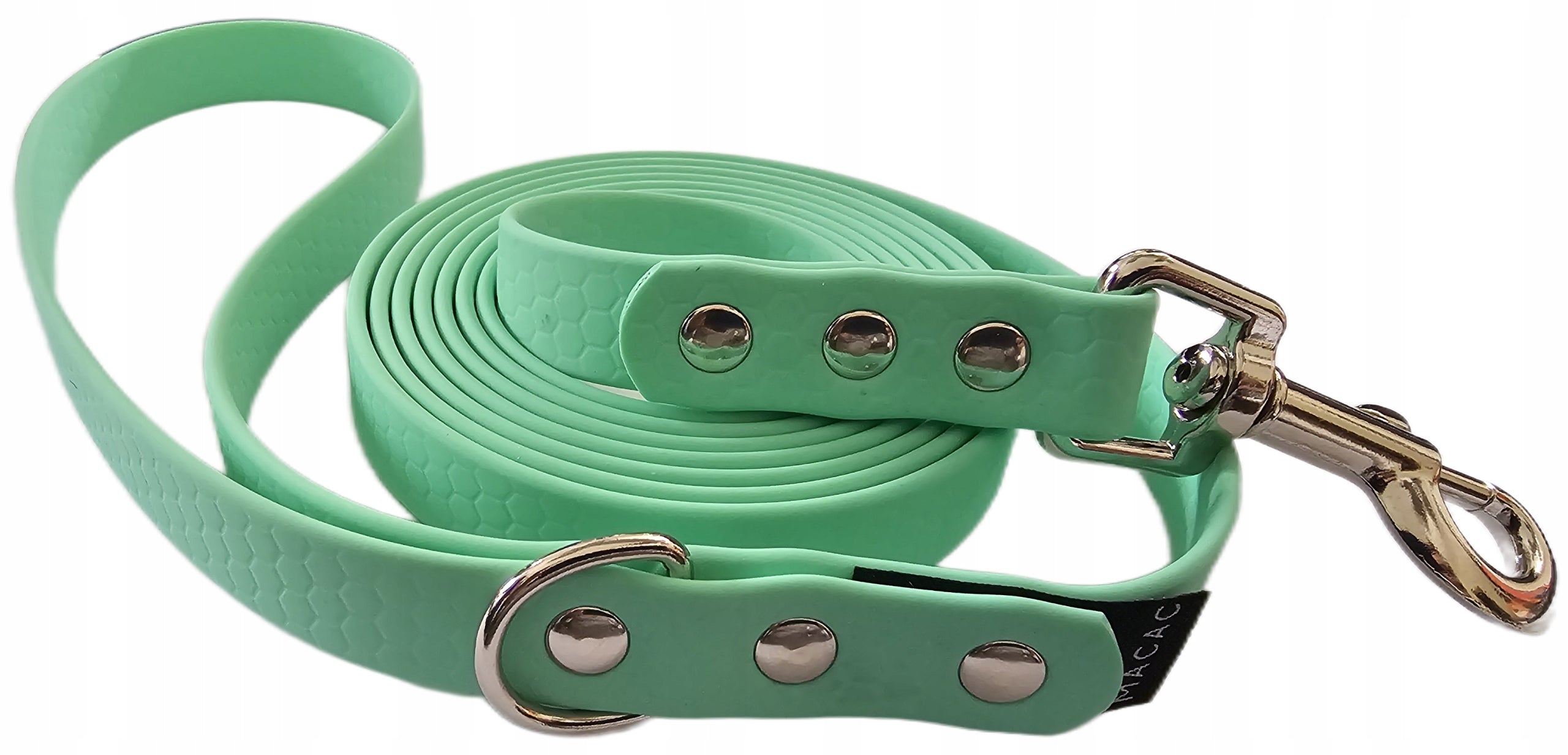 Dog leash training waterproof biothane hexa Caribbean green 5m Brand no brand