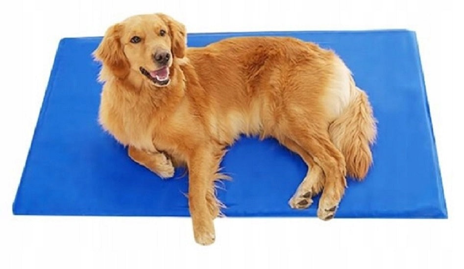 Dog mat Cooling mat gel shades of blue 110 cm x 70 cm Manufacturer code MATACHLO70/110NIE