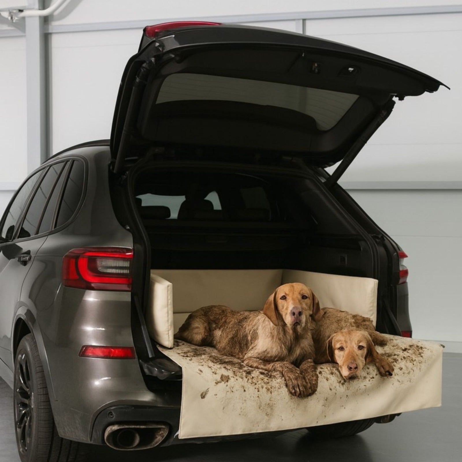 Dog mat for car BED FOR TRUNK bed ECOSKIN 110x90 L Product width 110 cm