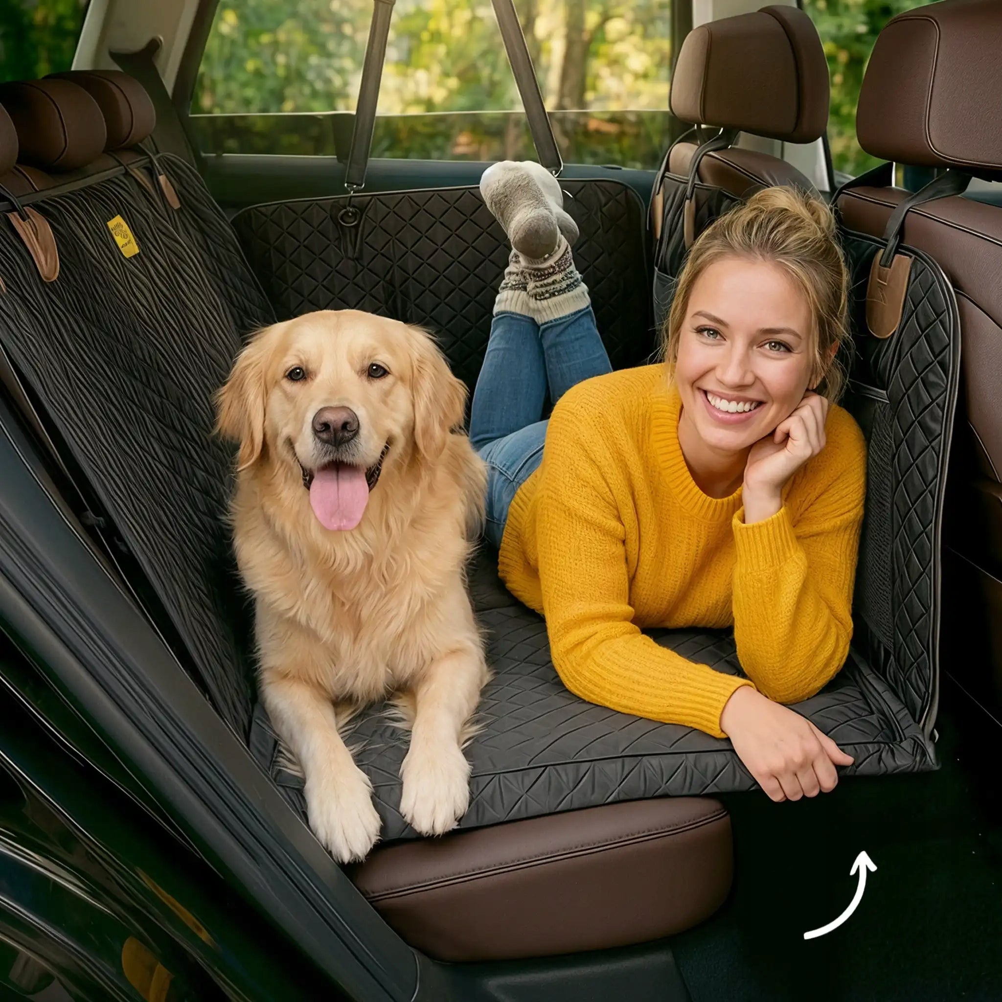 Dog mat for car STIFFENED RIGID BOTTOM folding for 23 cover Manufacturer code 5901247932701