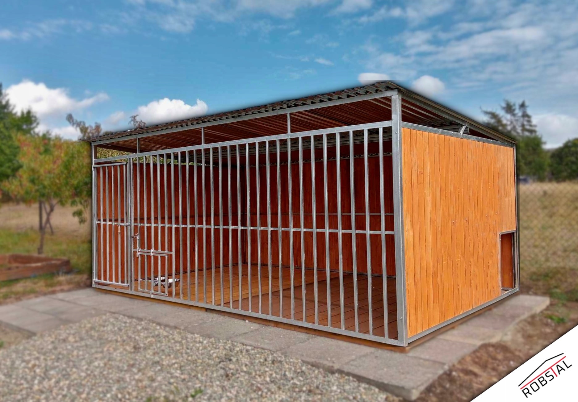 Dog playpen NERO 4x3 playpens whole profile, walls wood Brand no brand