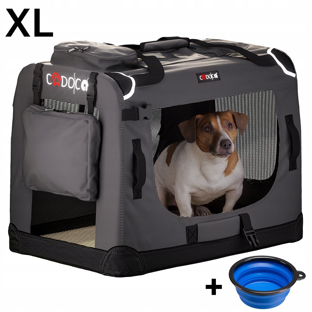 Dog transporter Cadoca anthracite XL 82 cm x 58 cm 58 cm