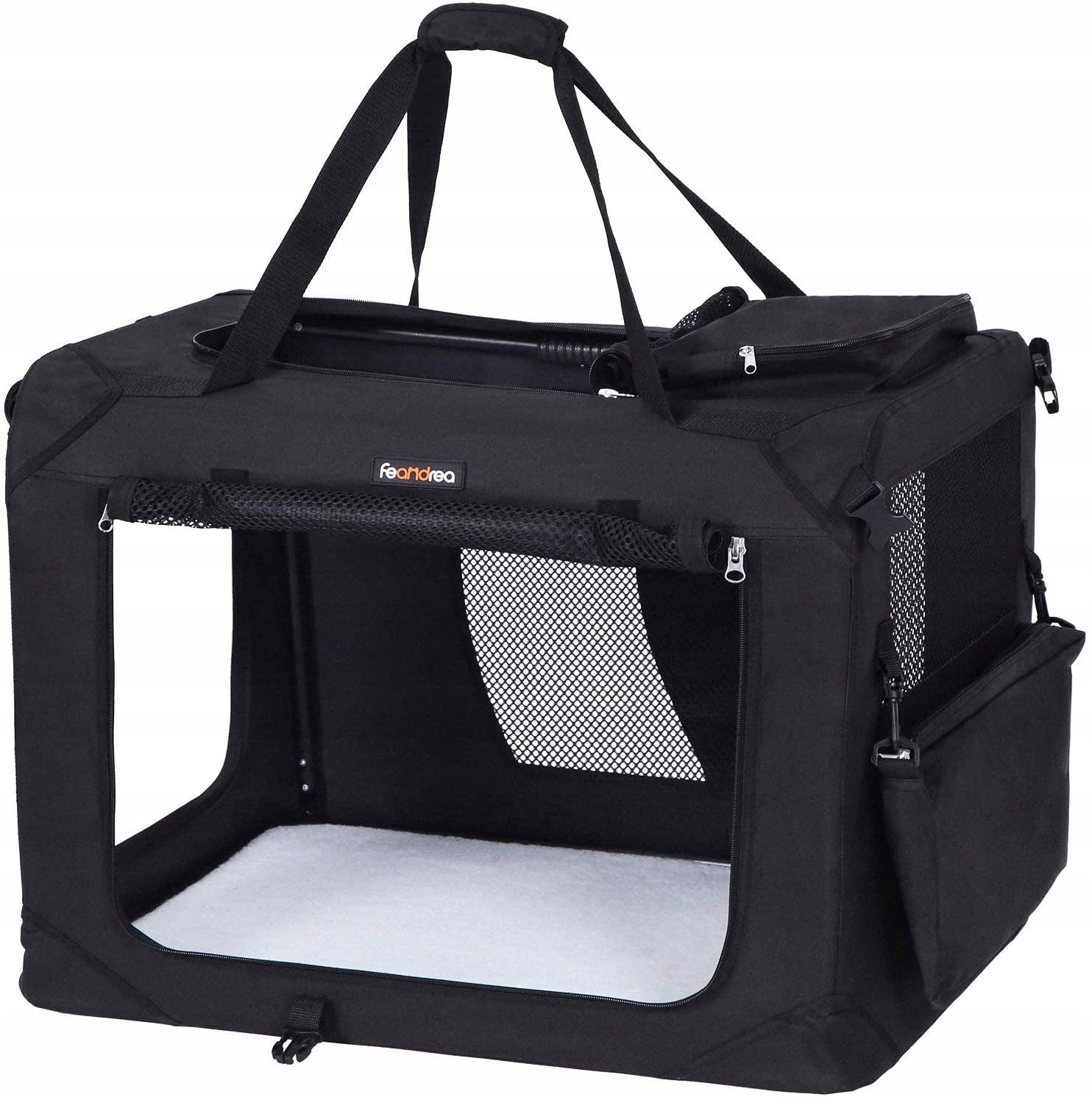 Dog transporter Feandrea black S 50 cm x 35 cm 35 cm