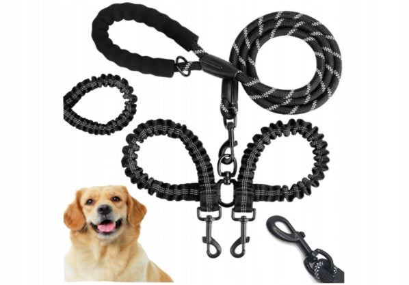 DogMaster Duo 2in1 SUPER STRONG, ANTI-TANGLE REFLECTIVE AND DETACHABLE! Manufacturer code STP33-AO-BT