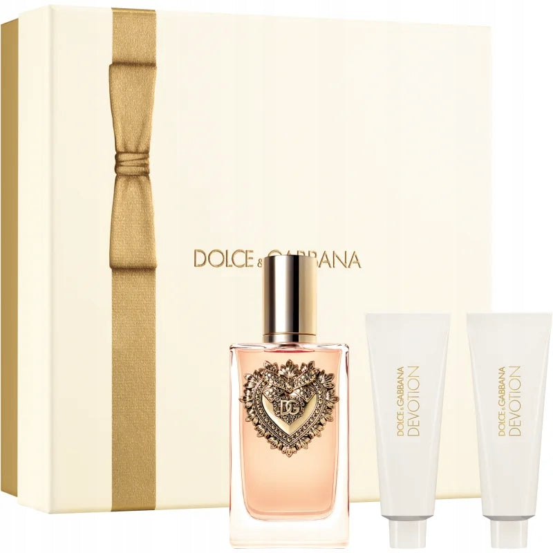 Dolce Gabbana Devotion 100ml EDP Perfumed Water+Gel+Balsam Ladies Set