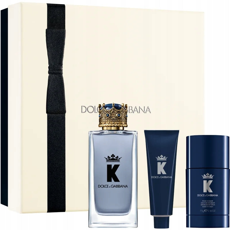 Dolce & Gabbana K by Dolce & Gabbana Eau de Toilette 100ml + Deodorant Stick 75g + Shower Gel 50ml