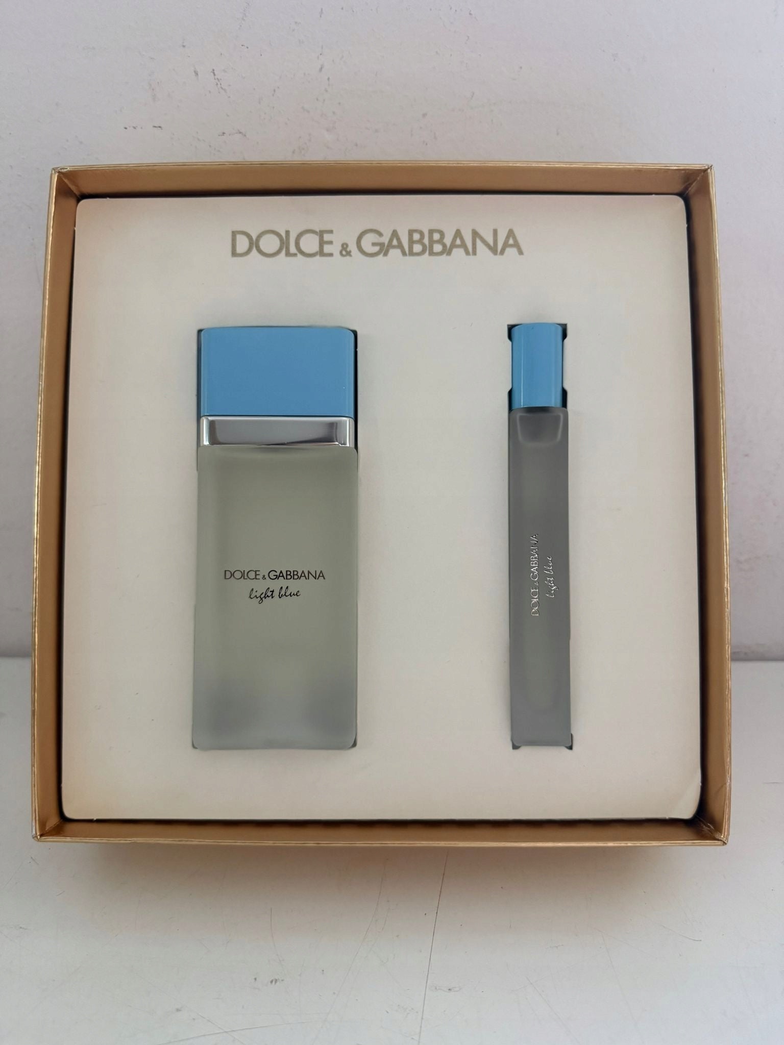Dolce&Gabbana Light Blue EDT Travel Gift Set OUTLET PHOTOS!!! Manufacturer code 8054754403565