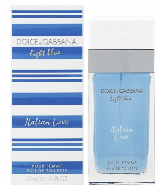 Dolce & Gabbana Light Blue ITALIAN LOVE Pour Femme 50ml Eau De Toilette