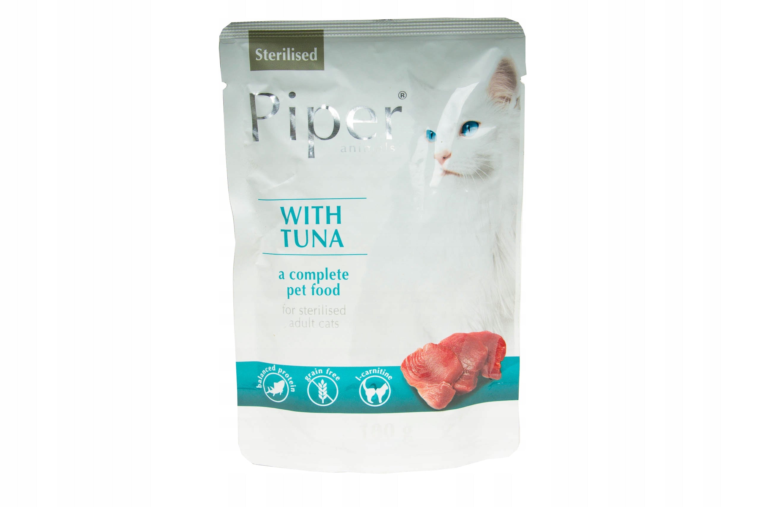 Dolina Noteci Piper Animals STERILISED Wet Cat Food Tuna 100g