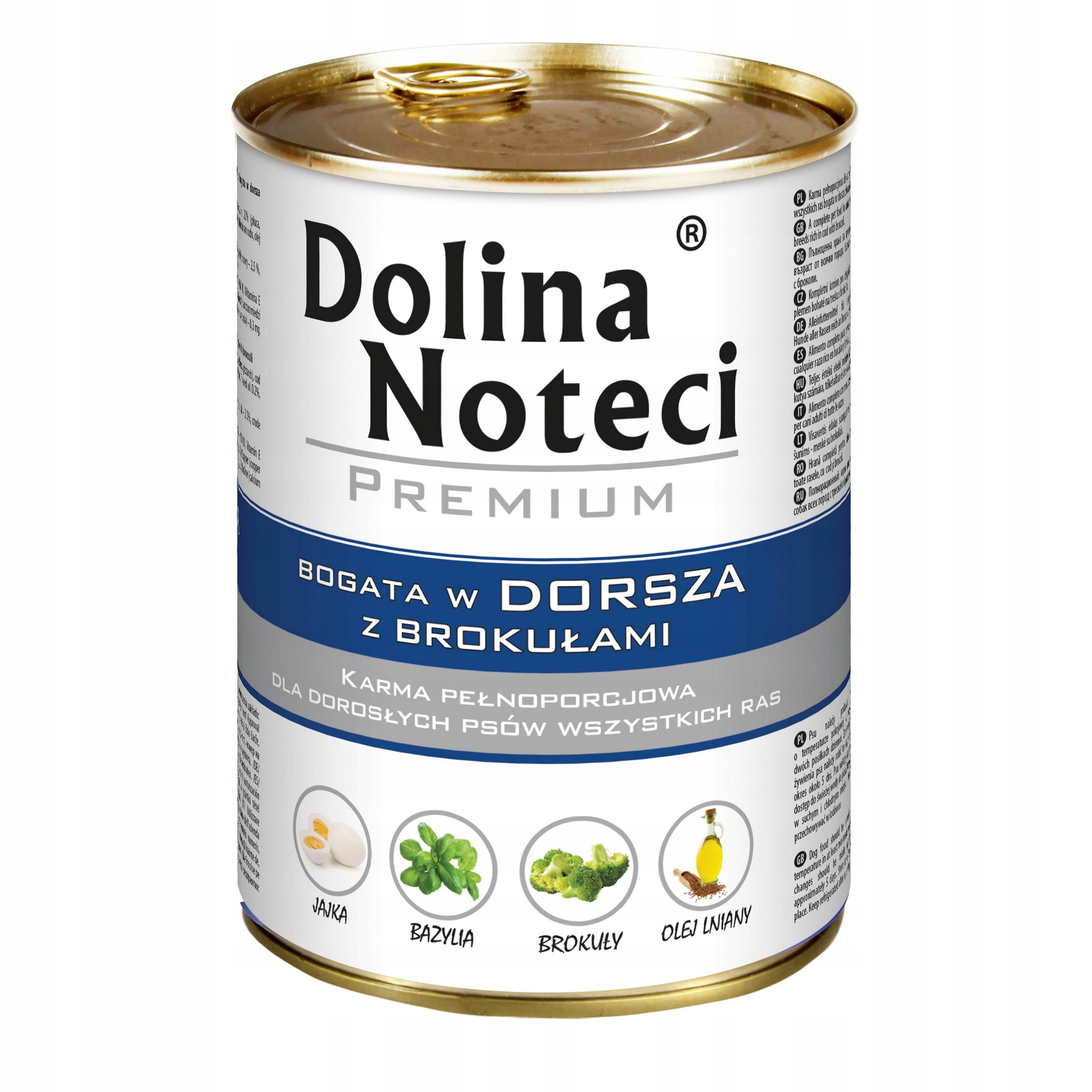 Dolina Noteci Premium Wet Dog Food Cod with Broccoli 400 g
