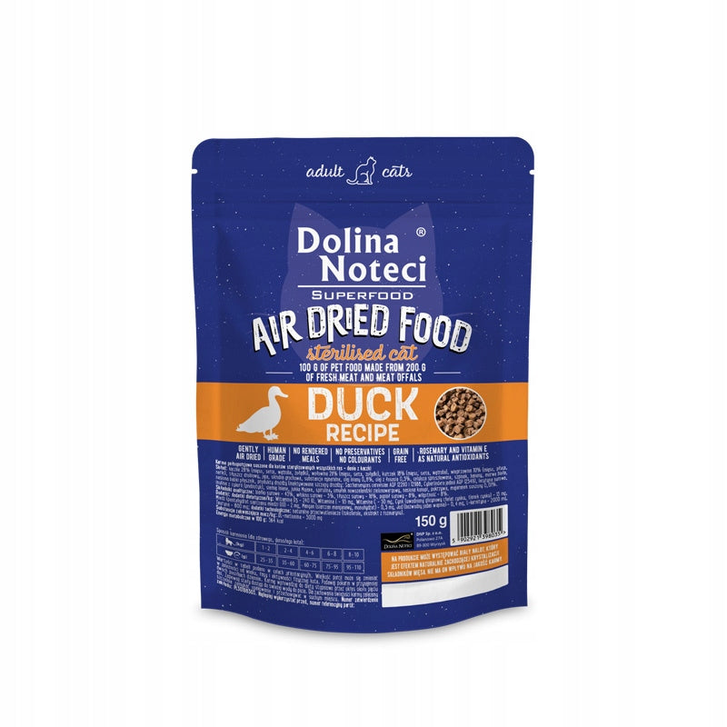 Dolina Noteci Superfood Dried Cat Food Sterilized Duck 150g