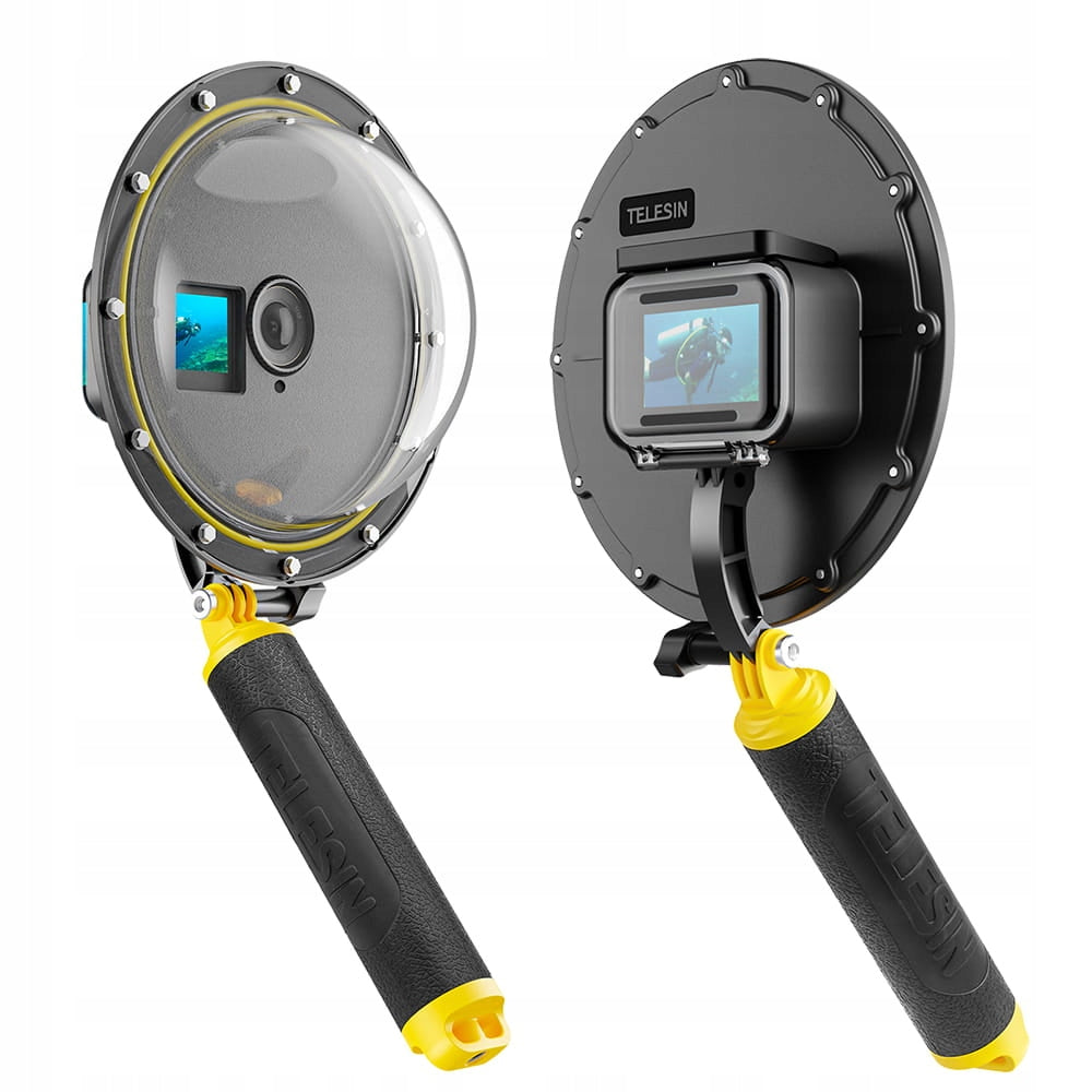 Dome DOME diving case Telesin for DJI Osmo Action with handle Brand TELESIN