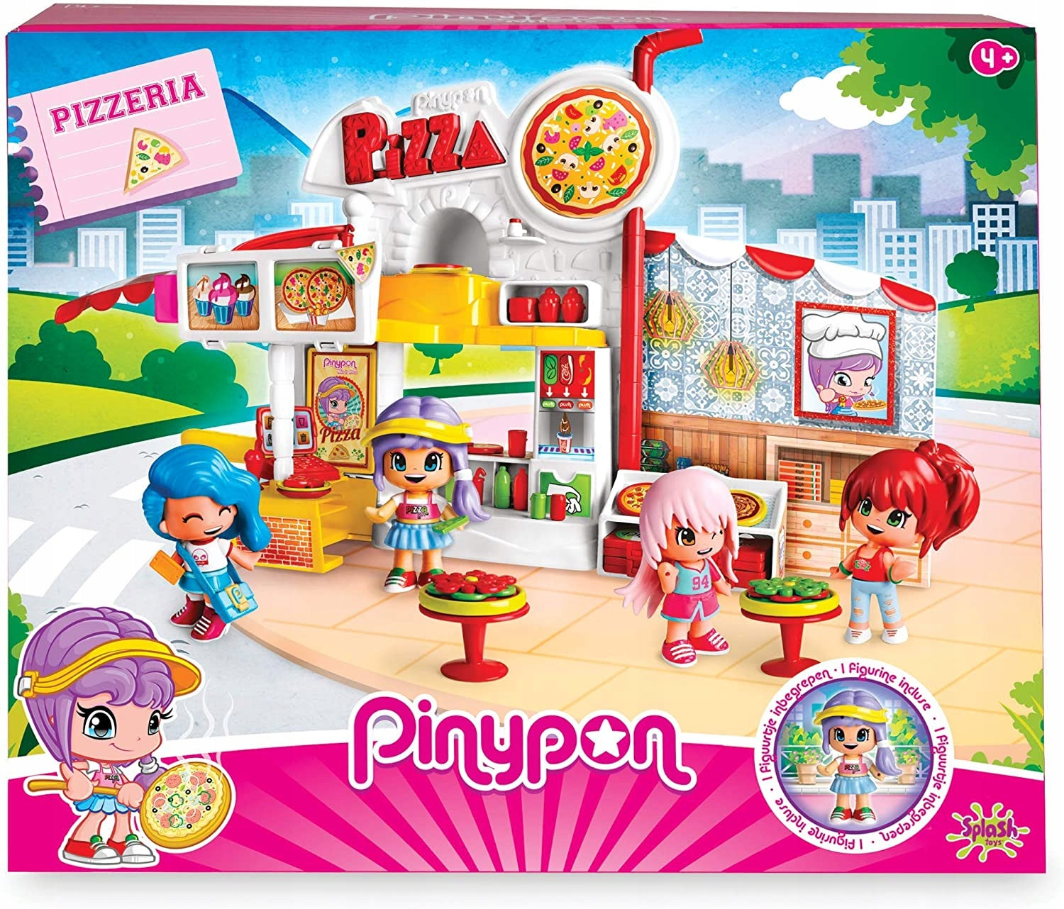 Spielzeugpuppen-Pizzeria Pinypon mit Zubehör Degen, 51 d.