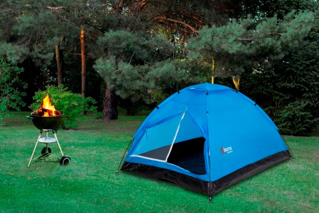 Domepack 2 seater portable tent 1,5kg 2000mm for motor festival AbarQs Packaging status original