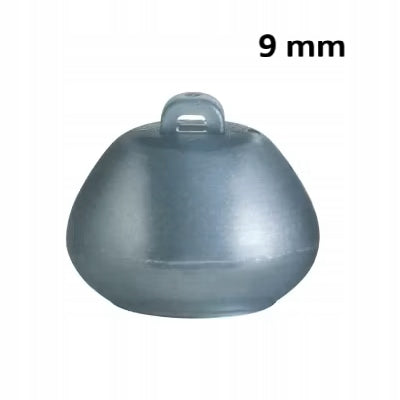Domes 9mm Occluded (closed) for hearing aids STARKEY,AUDIBEL 10pcs