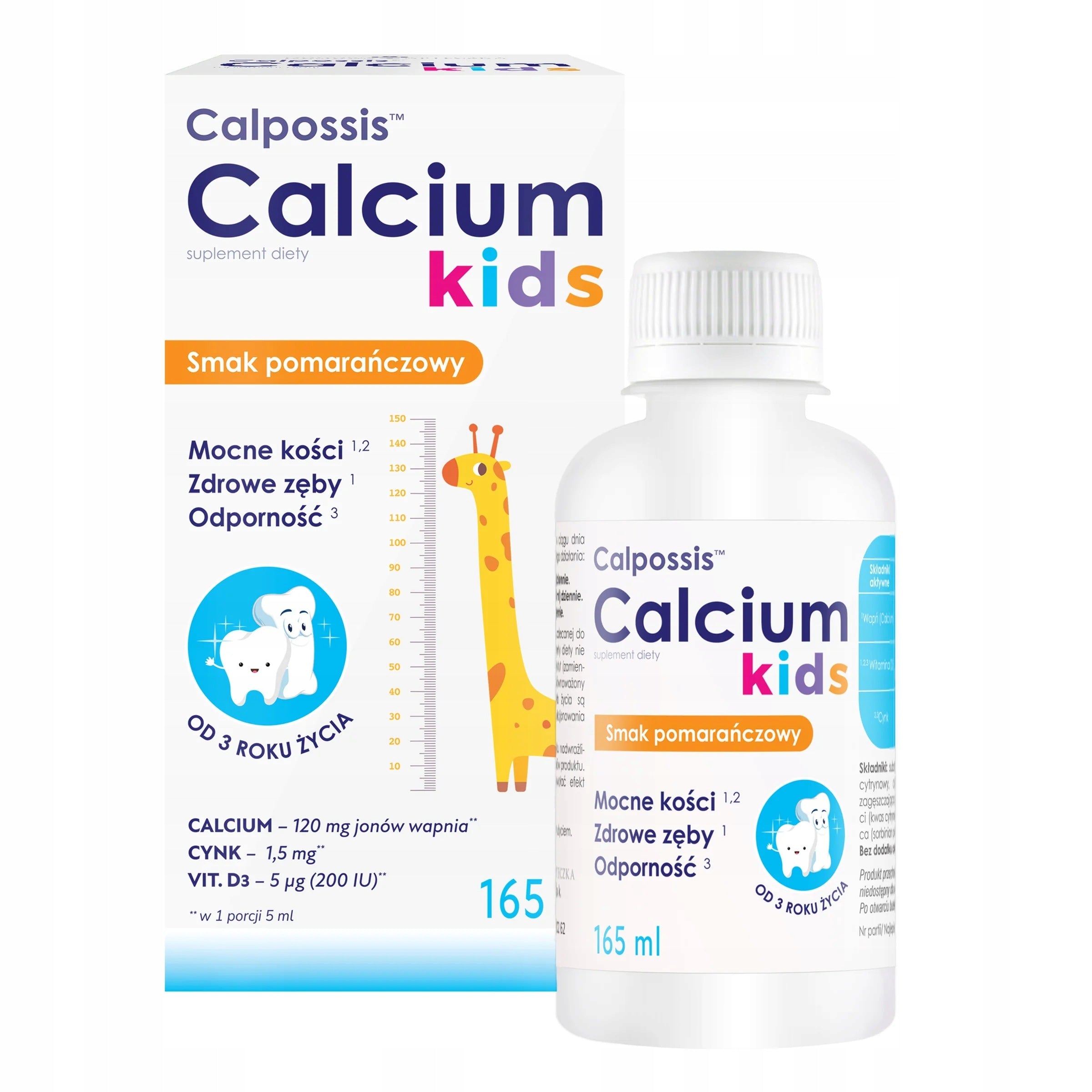 Domowa Apteczka Calpossis Calcium Kids 165 ml