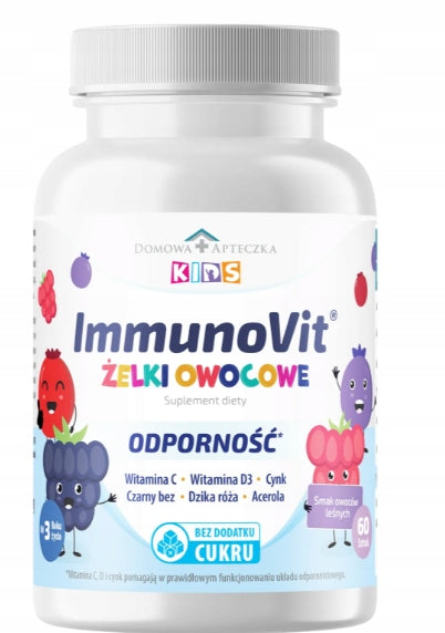 Domowa Apteczka Immunovit, gummies, from 3 years of age, 180 g immunity Brand Domowa Apteczka