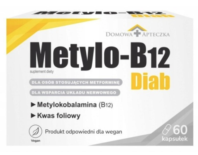 Domowa Apteczka Methyl-B12 diab for vegan diabetics 60 capsules