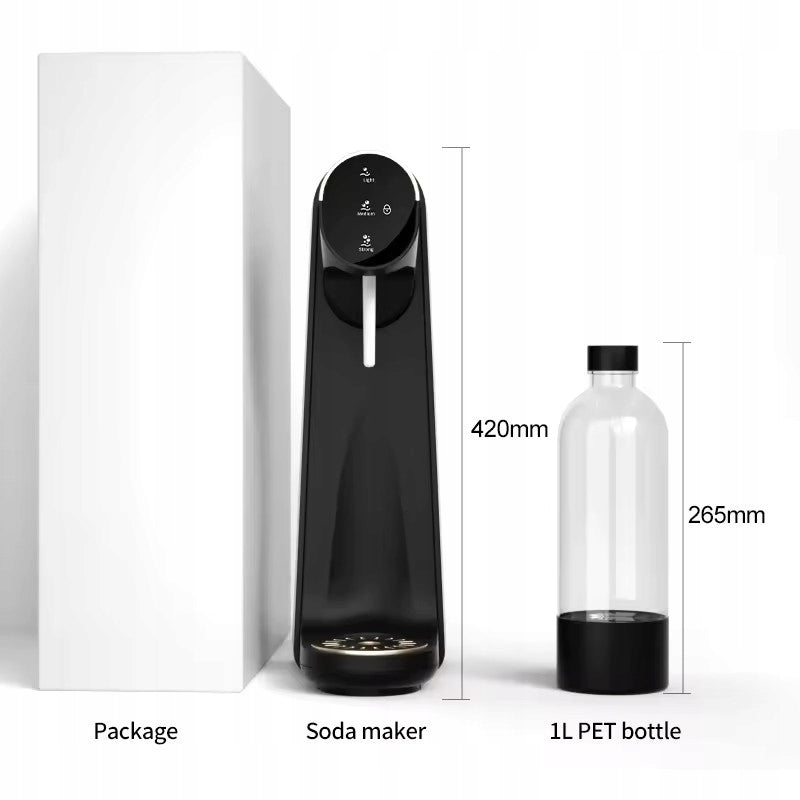 Domowy saturator do wody z butelką bez BPA. Packaging status original
