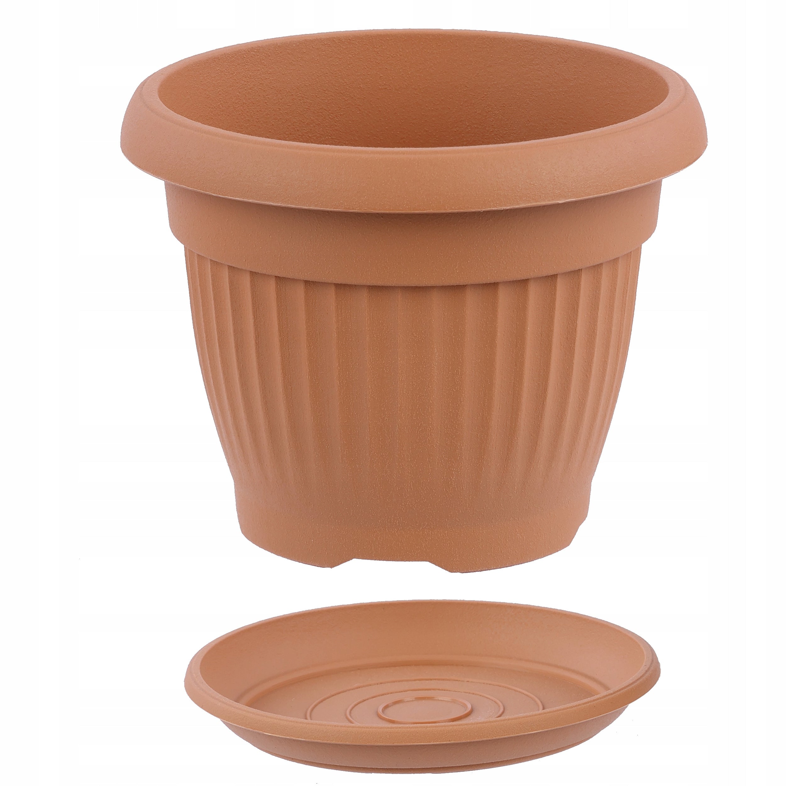 Topf mit Teller, 50 cm