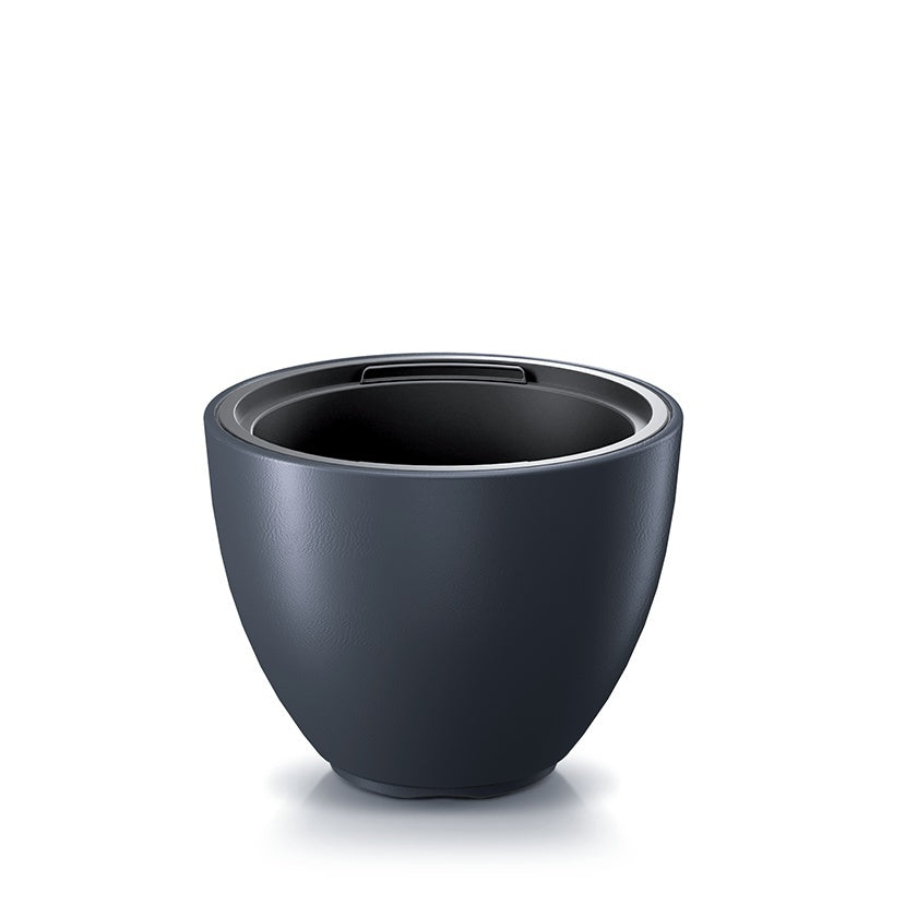 Apvalus vazonas Prosperplast Heos DBHEM400-S433, juodas