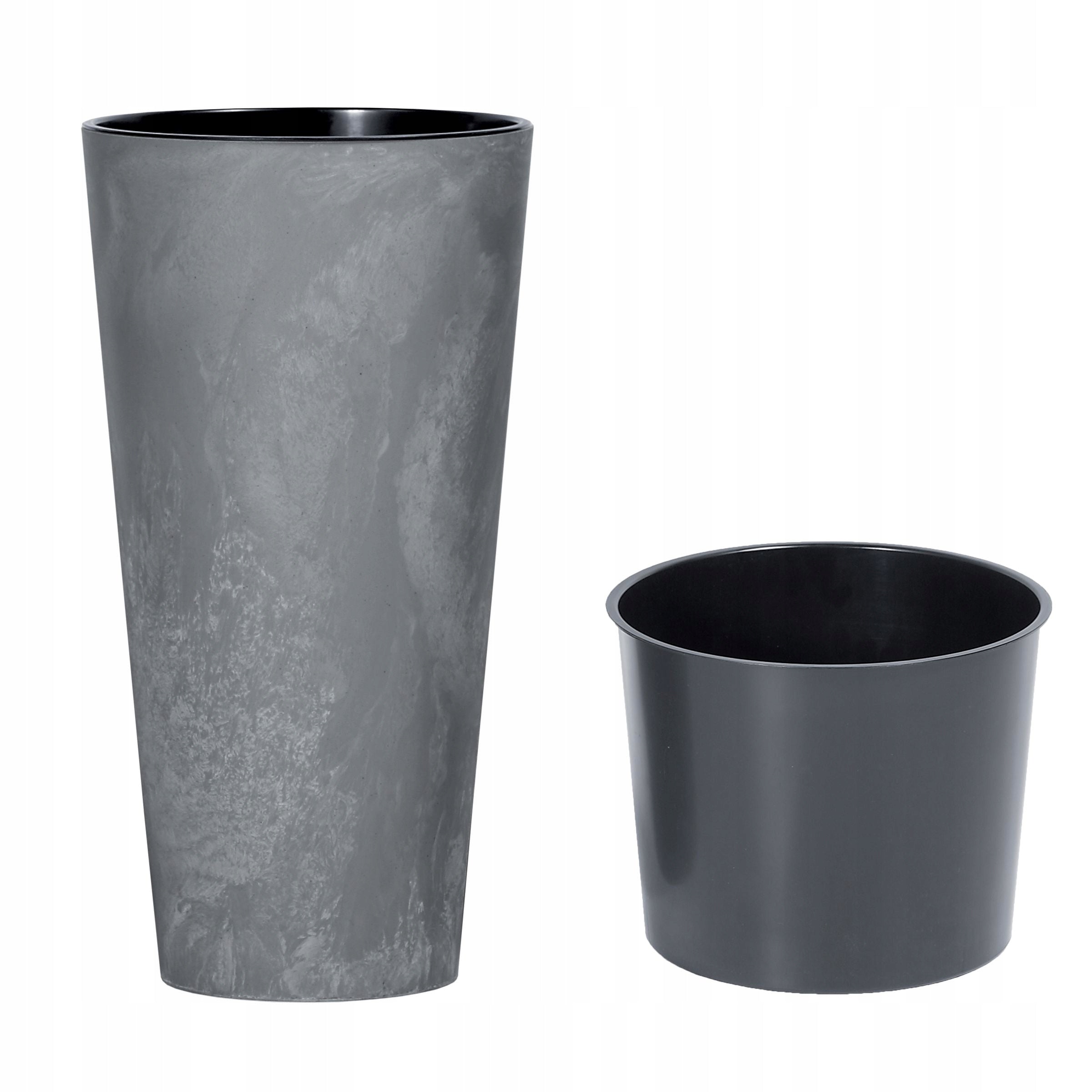 Topf Prosperplast Tubus Slim Beton Effect DTUS250E-425U, grau