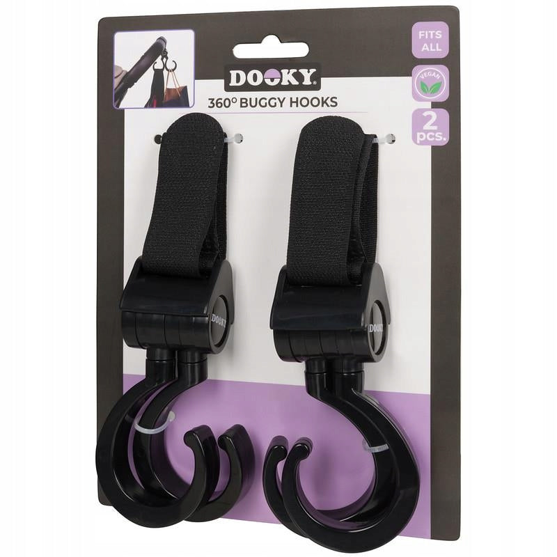 Dooky 360 swivel hooks for buggy, 2 pieces Manufacturer code 5027050