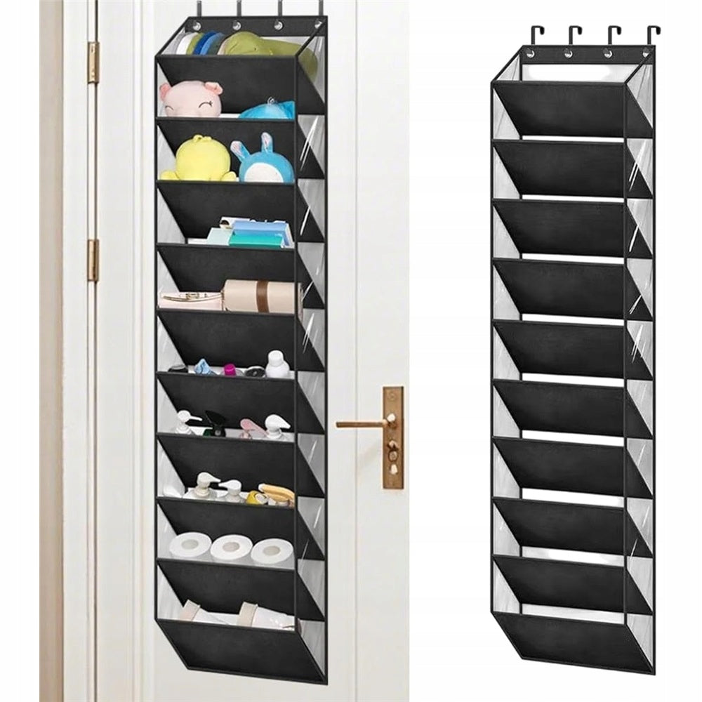 Door Hanger Shoe Hanger, 10 Layers Door Organizer Product height 180 cm