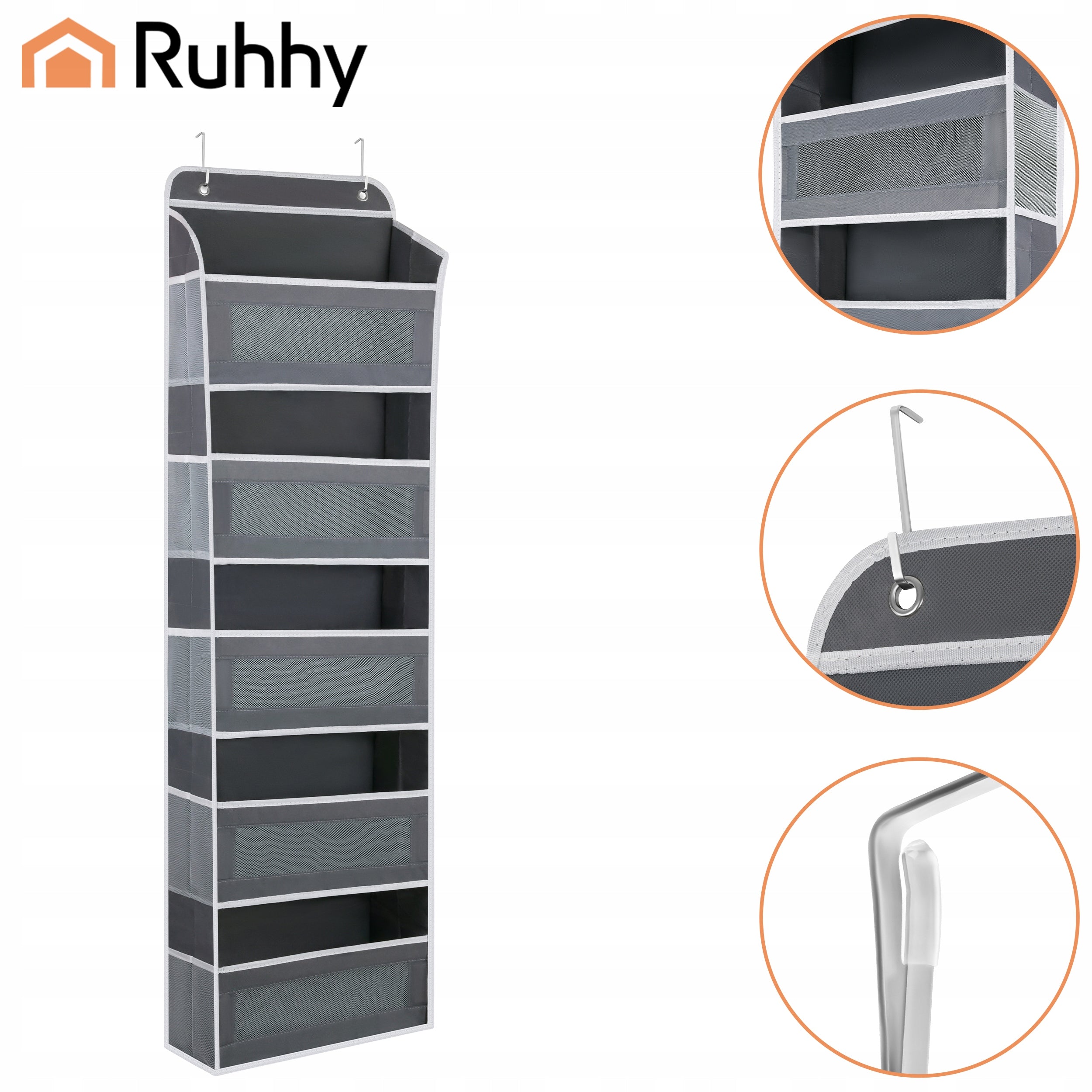 Door Hanging Organizer 5 Shelves Ruhhy Ruhhy Brand Ruhhy