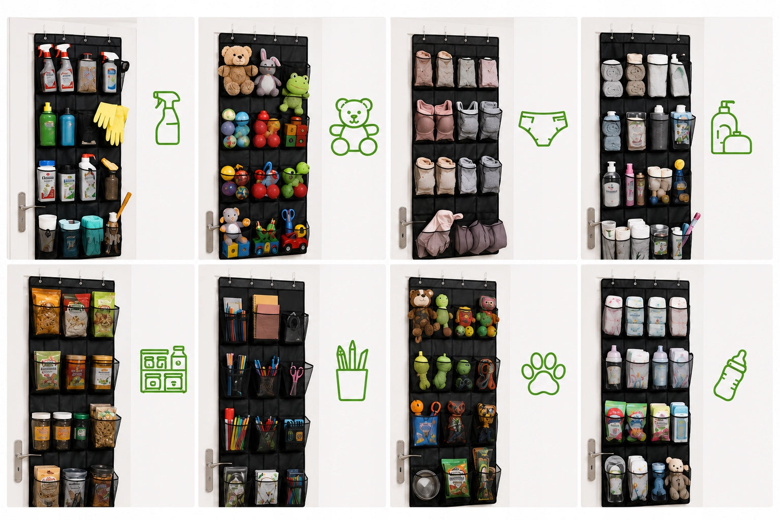 Door Hanging Organizer with 24 Pockets-for Shoes Toys Chemistry ORGANIO Number of pieces 1000 pcs