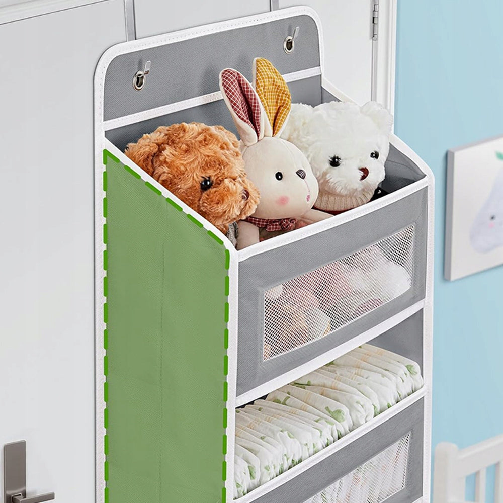 Door Organizer Large Capacity Waterproof Camper Bathroom Grey Product height 142 cm