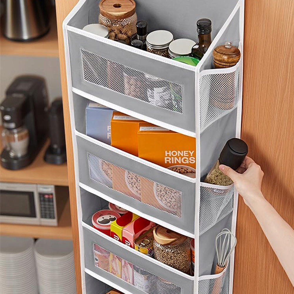 Door Organizer Large Capacity Waterproof Camper Bathroom Grey Product weight with unit packaging 1.125 kg