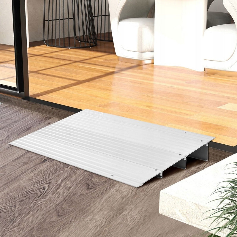 Door threshold ramp for trolley made of aluminium up to 317 kg height 8,5 cm Product weight with unit packaging 5 kg