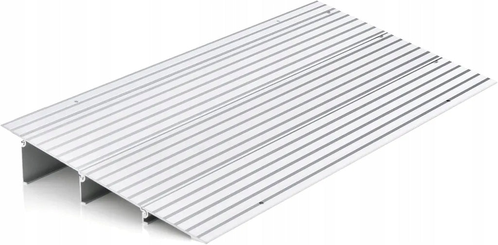 Door threshold ramp for trolley made of aluminium up to 317 kg height 8,5 cm