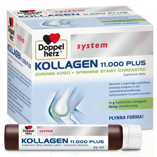 Doppelherz system Kollagen 11.000 Plus Dietary supplement ampoules 30 pcs.