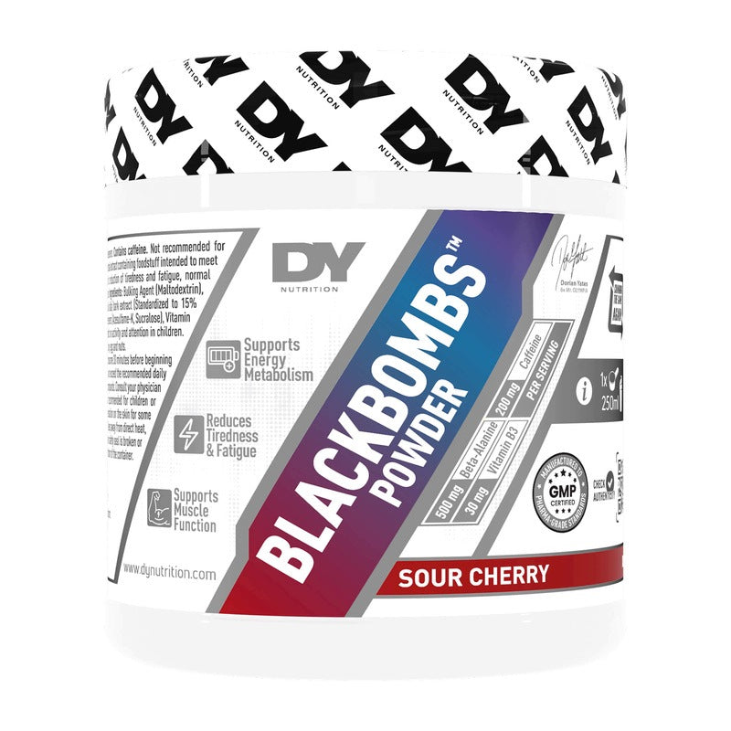 Dorian Yates Black Bombs Sour Cherry 300 g