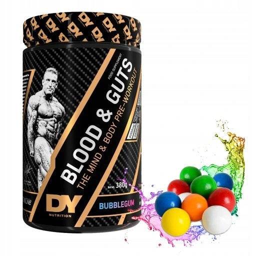 Dorian Yates Blood and Guts Bubble Gum Powder 380g Expiration date at least 3 months from the date of purchase