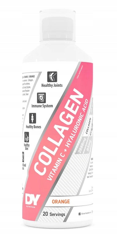 Dorian Yates Collagen Vitamin C Hyaluronic Acid Orange 500ml Collagen Liquid