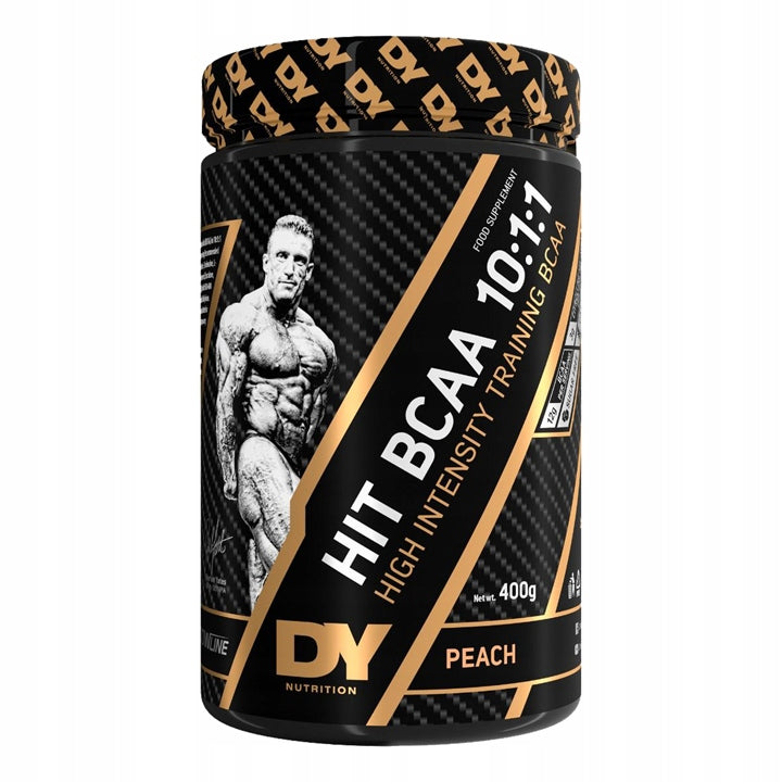 Dorian Yates HIT BCAA 10:1:1 Peach Powder 400g Expiration date at least 3 months from the date of purchase