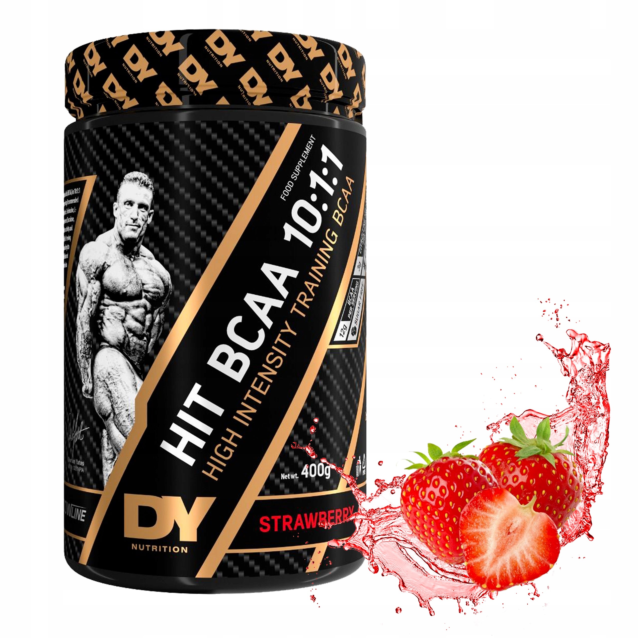 Dorian Yates HIT BCAA 10:1:1 Strawberry Powder 400g Expiration date at least 3 months from the date of purchase