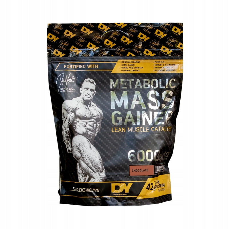 Dorian Yates Metabolic Mass Gainer 6000g Rich Composition 5% Dry Sugar