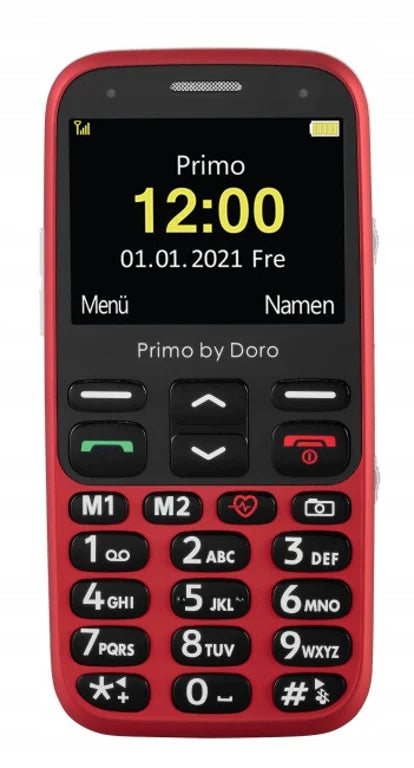 Doro Primo 368 5,84 cm (2.3") 92 g Black, Red Phone for seniors... Built-in memory 2 MB
