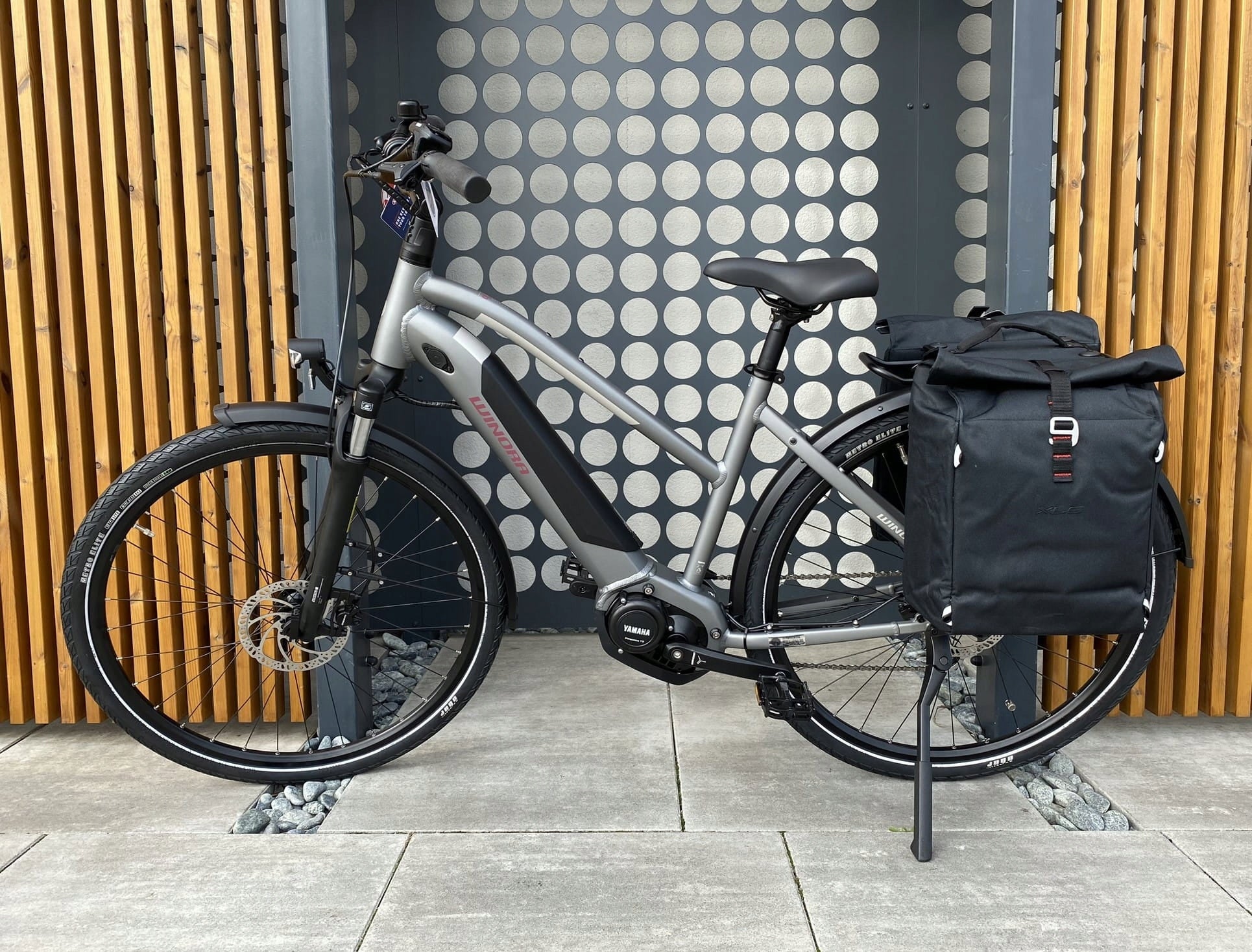 Double Bicycle Pouch Racktime XLC Commuter BA-S93 Bike Pouch Trunks Color black