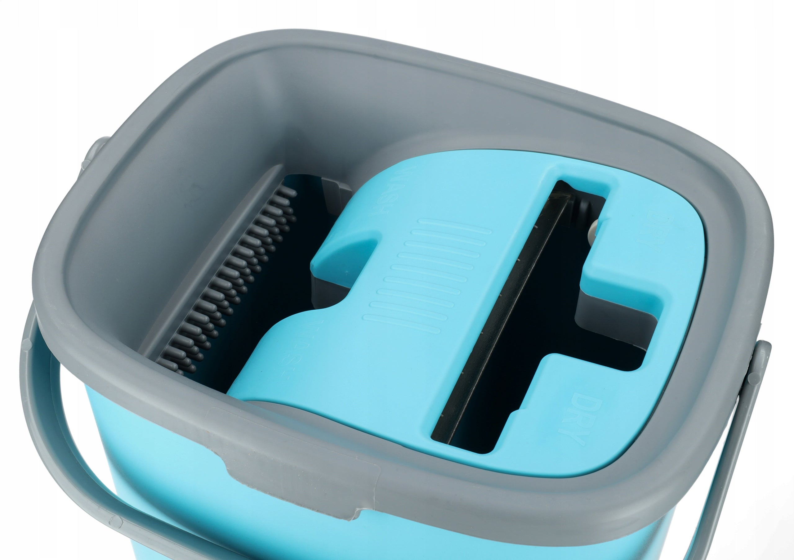 Double Chamber Bucket Flat Mop with Stepy Intense Flat Squeezer Brand no brand
