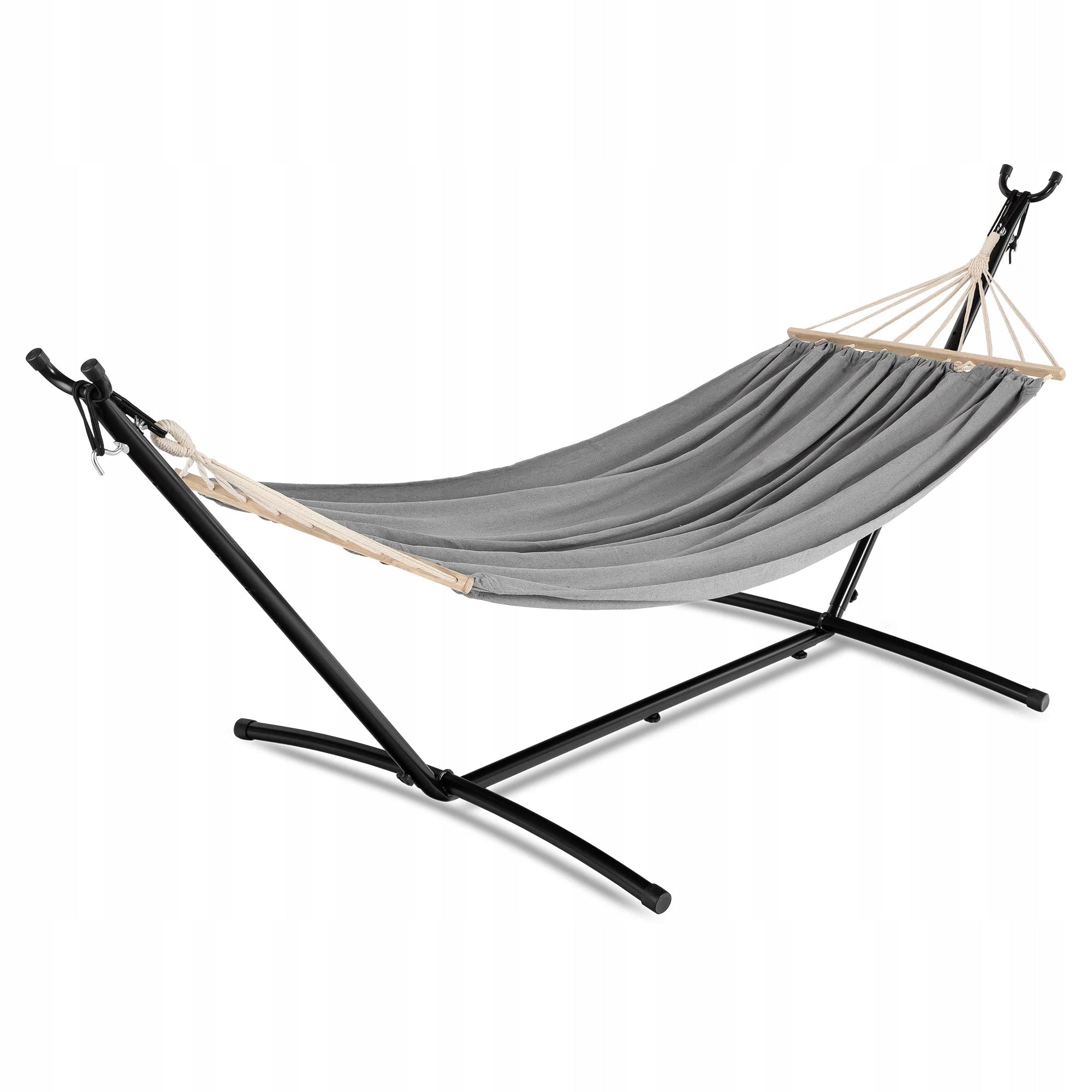 Double Garden Hammock with Frame Metal Lecco Grey di volio Manufacturer code DV-045GH Lecco