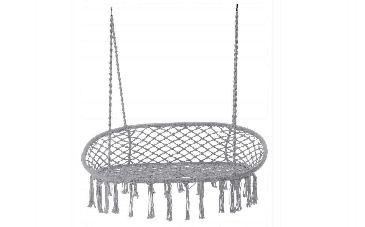 Double Garden Swing Hanging Armchair Hammock Stork Nest FOR 2 PEOPLE Packaging status original