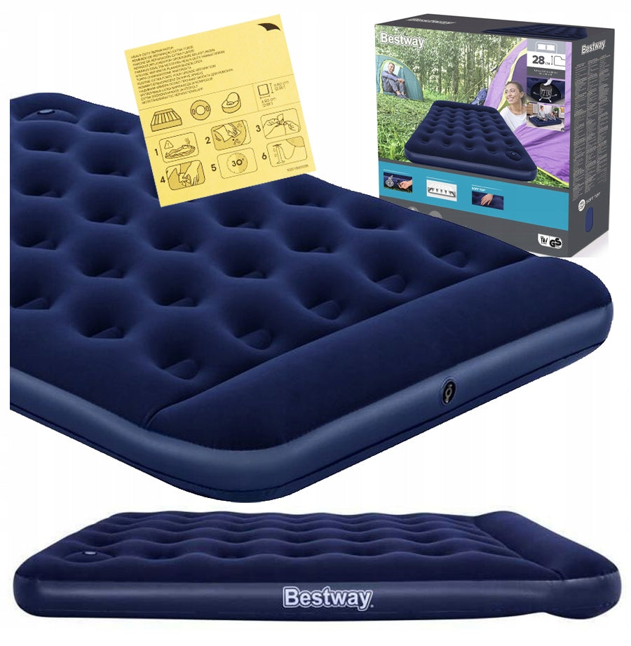 Double Inflatable Mattress Built-in Pump 191x137x28cm Bestway 67225 Manufacturer code K211