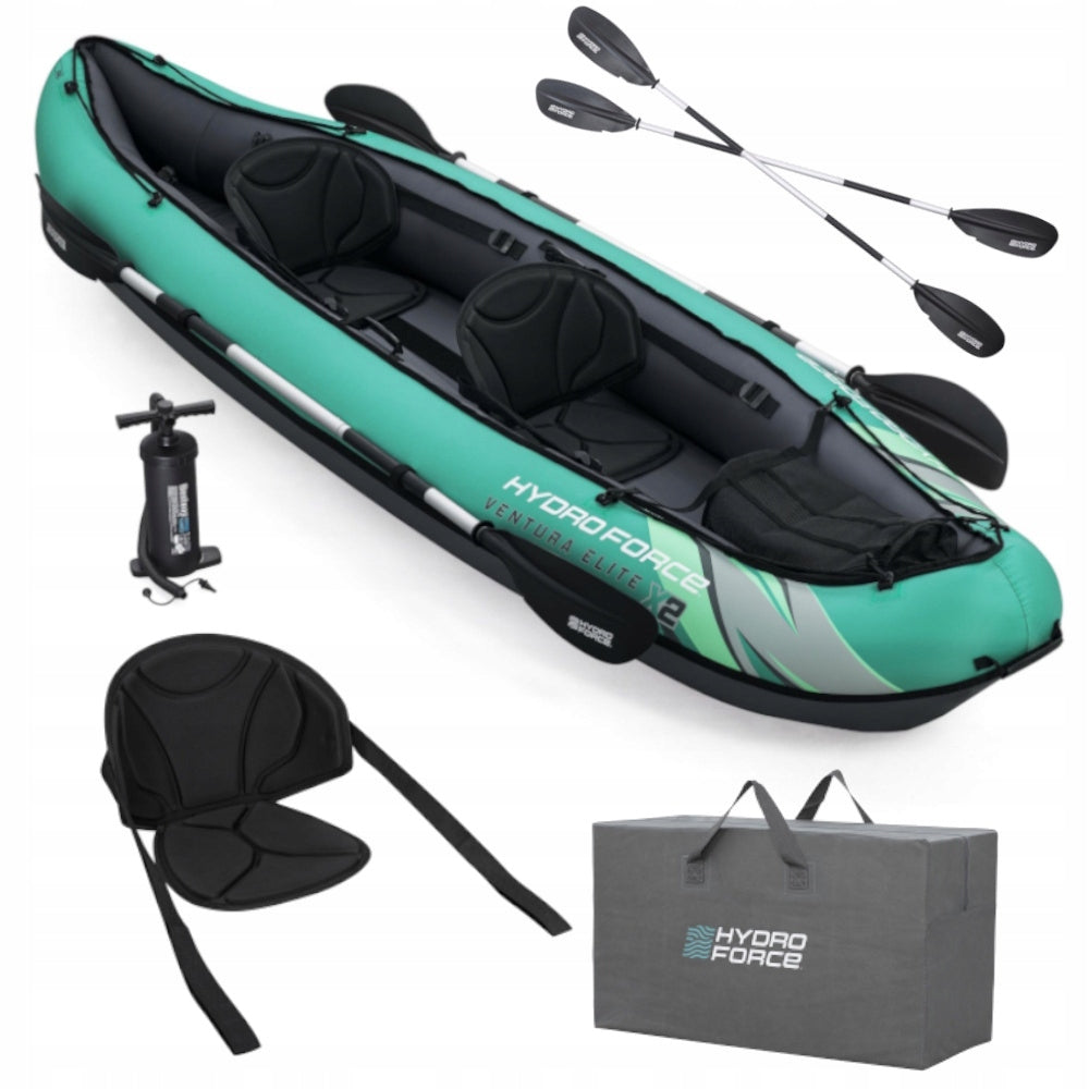 Double Kayak Inflatable Pumped BESTWAY Paddle Pump Bag 331 x 88 cm