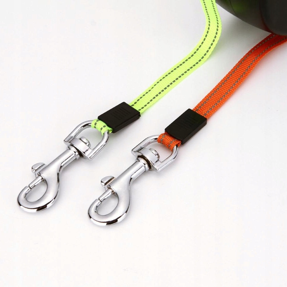 Double LANYARD For Two Pów 3m Automatic Black Oh!dog Retractable Tape Packaging status original